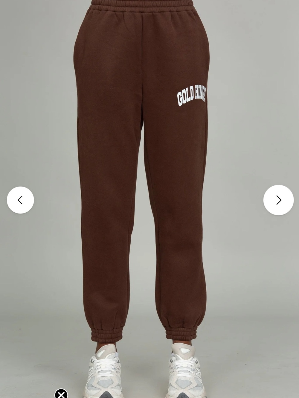 DARK BROWN GH SWEATPANTS